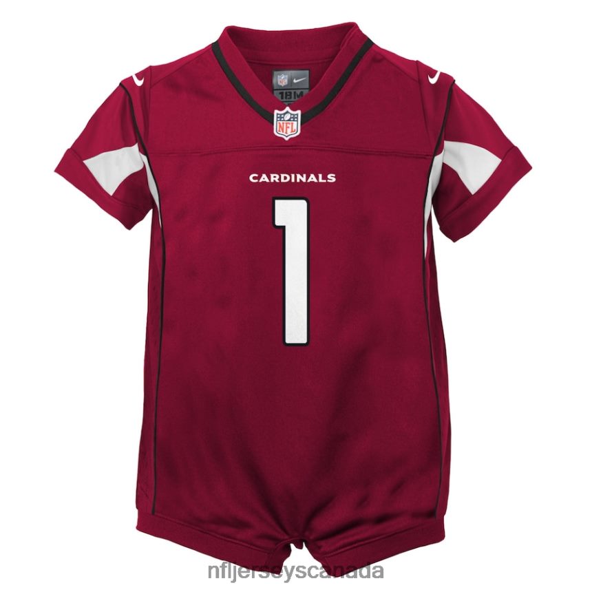 Kids Arizona Cardinals Kyler Murray Nike Cardinal Game Romper Jersey Clothing NFL TBXFR62934