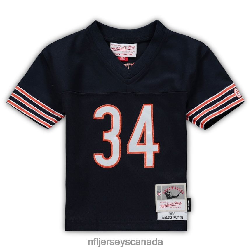 Kids Chicago Bears Walter Payton Mitchell  Ness Navy 1985 Retired Legacy Jersey Clothing NFL TBXFR61685