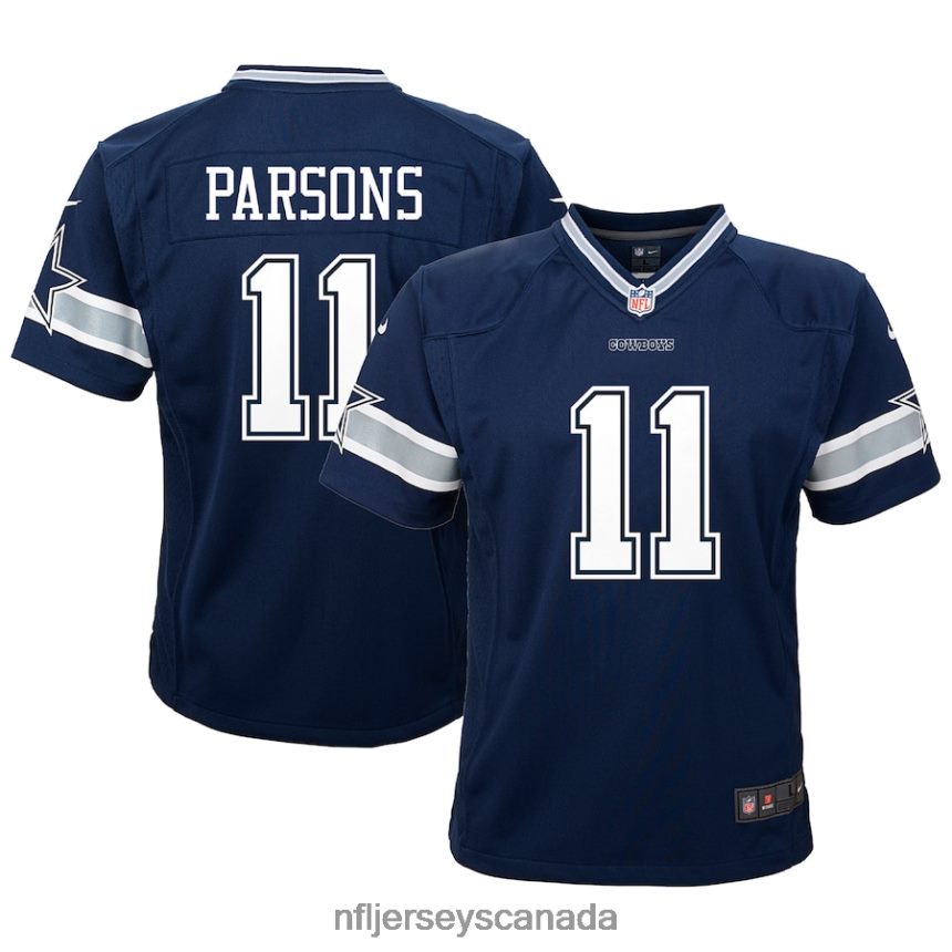 Kids Dallas Cowboys Micah Parsons Nike Navy Game Jersey Clothing NFL TBXFR6496