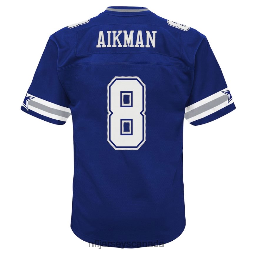 Kids Dallas Cowboys Troy Aikman Mitchell  Ness Navy 1996 Retired Legacy Jersey Clothing NFL TBXFR61941