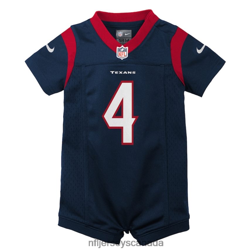 Kids Houston Texans Deshaun Watson Nike Navy Romper Jersey Clothing NFL TBXFR64535