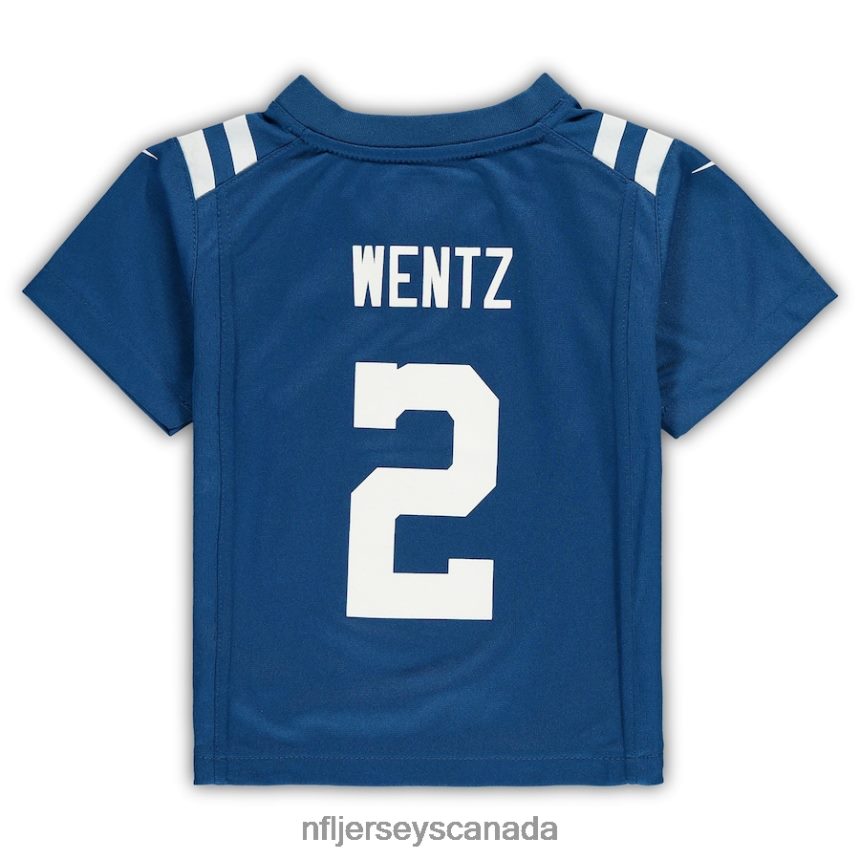 Kids Indianapolis Colts Carson Wentz Nike Royal Game Jersey Clothing NFL TBXFR62707