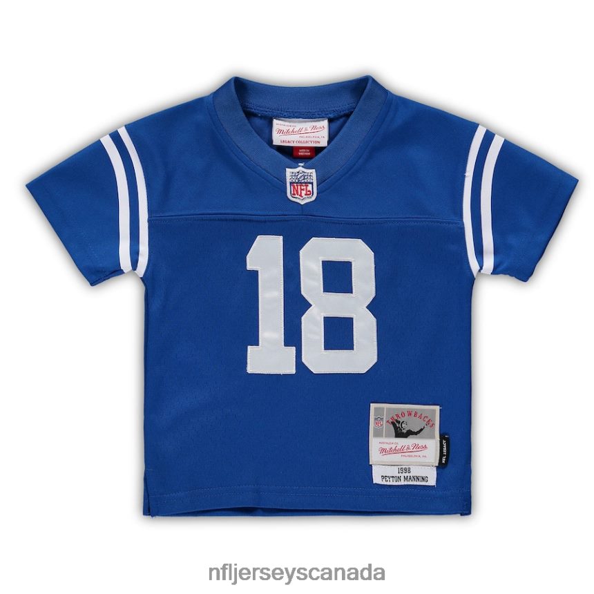 Kids Indianapolis Colts Peyton Manning Mitchell  Ness Royal 1998 Retired Legacy Jersey Clothing NFL TBXFR61706
