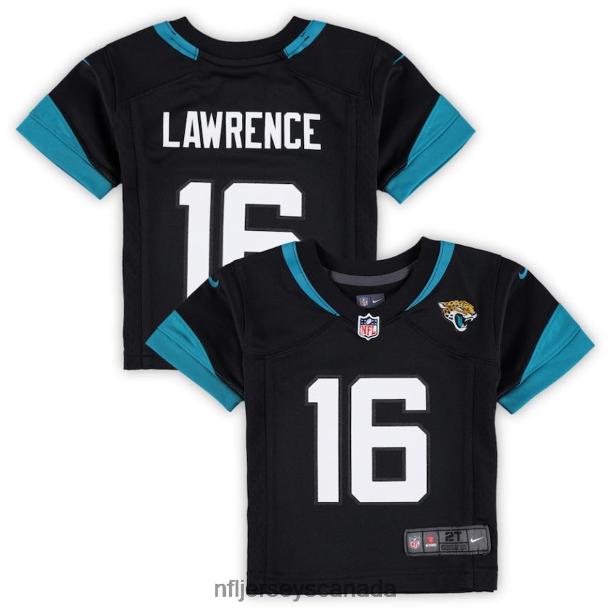 Kids Jacksonville Jaguars Trevor Lawrence Nike Black Game Jersey Clothing NFL TBXFR61431