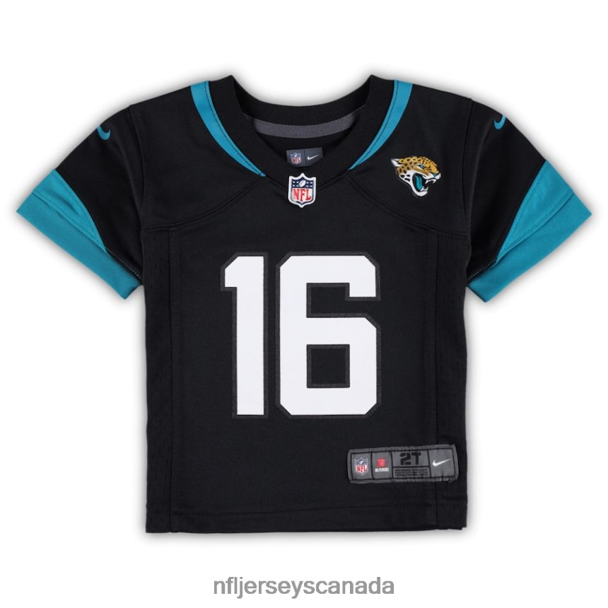 Kids Jacksonville Jaguars Trevor Lawrence Nike Black Game Jersey Clothing NFL TBXFR61431
