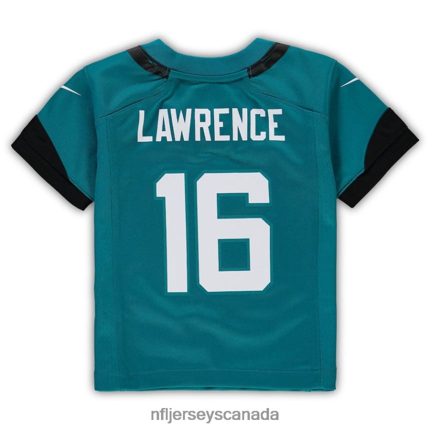 Kids Jacksonville Jaguars Trevor Lawrence Nike Teal Game Jersey Clothing NFL TBXFR61057
