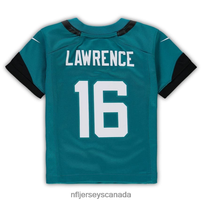 Kids Jacksonville Jaguars Trevor Lawrence Nike Teal Game Jersey Clothing NFL TBXFR61116
