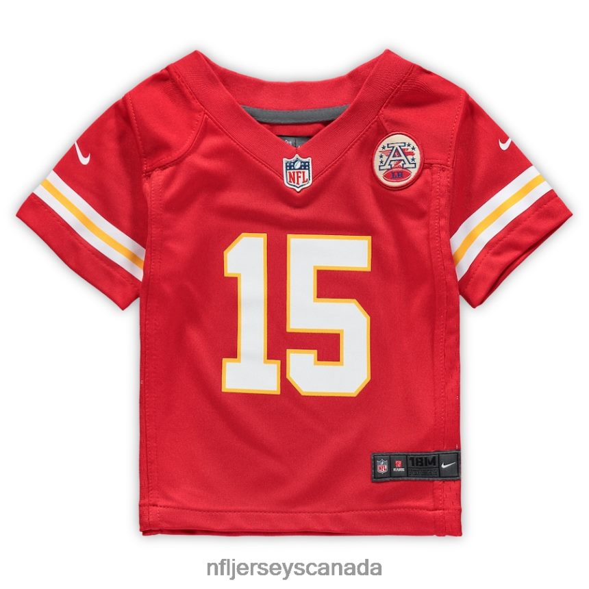 Kids Kansas City Chiefs Patrick Mahomes Nike Red Game Jersey Clothing NFL TBXFR6533