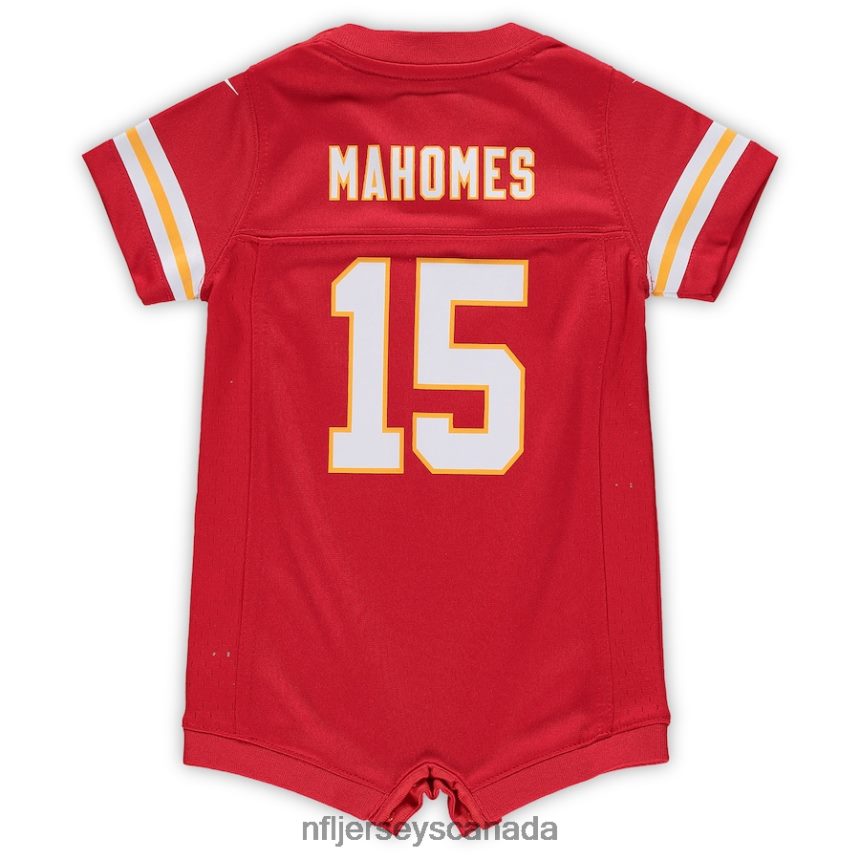 Kids Kansas City Chiefs Patrick Mahomes Nike Red Romper Jersey Clothing NFL TBXFR6966