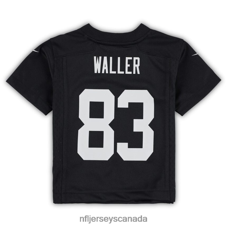 Kids Las Vegas Raiders Darren Waller Nike Black Game Jersey Clothing NFL TBXFR61361