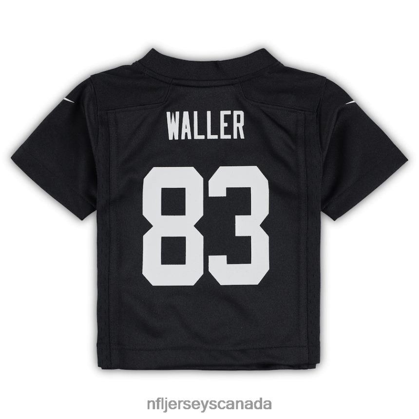 Kids Las Vegas Raiders Darren Waller Nike Black Player Game Jersey Clothing NFL TBXFR6953