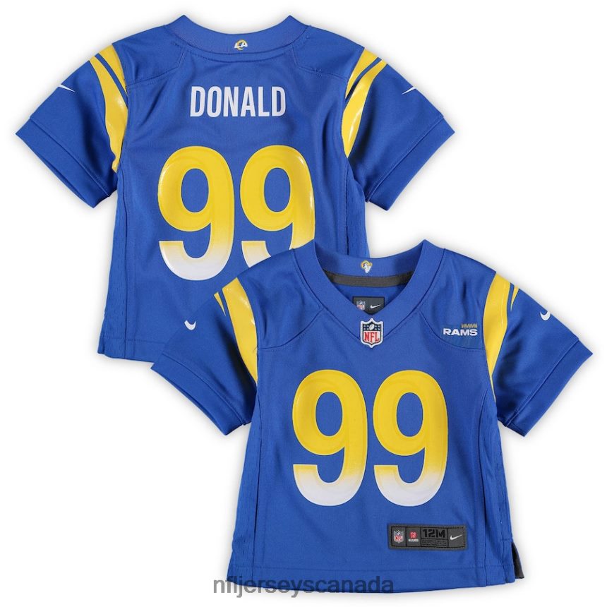 Kids Los Angeles Rams Aaron Donald Nike Royal Game Jersey Clothing NFL TBXFR6680