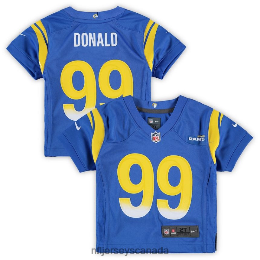 Kids Los Angeles Rams Aaron Donald Nike Royal Game Jersey Clothing NFL TBXFR6783