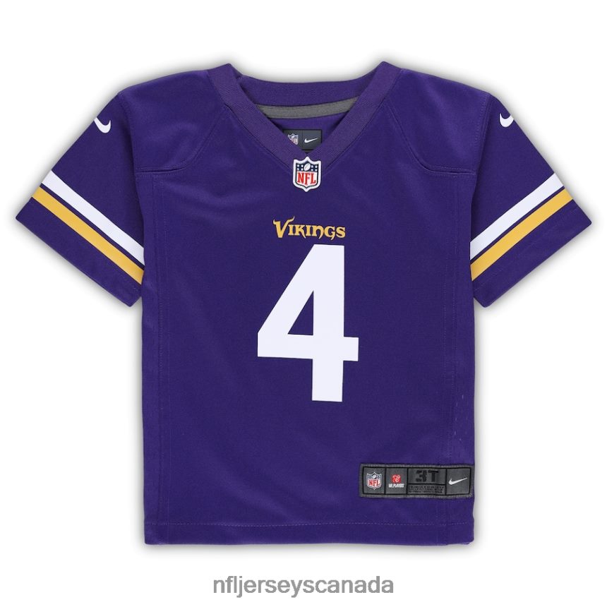 Kids Minnesota Vikings Dalvin Cook Nike Purple Game Jersey Clothing NFL TBXFR63697