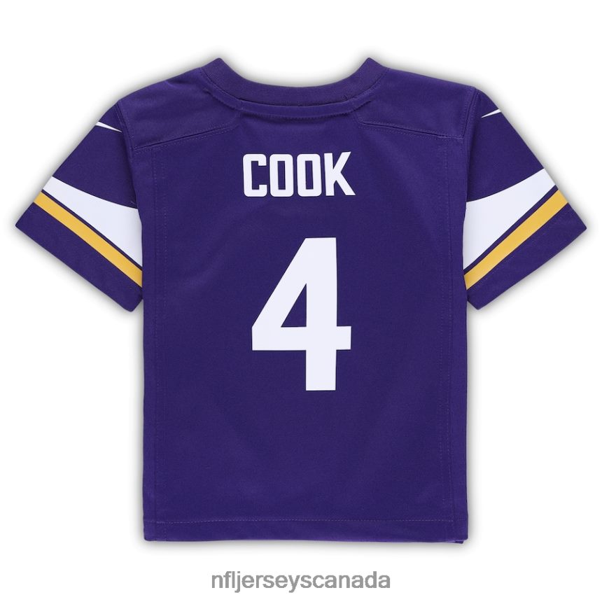 Kids Minnesota Vikings Dalvin Cook Nike Purple Game Jersey Clothing NFL TBXFR63697