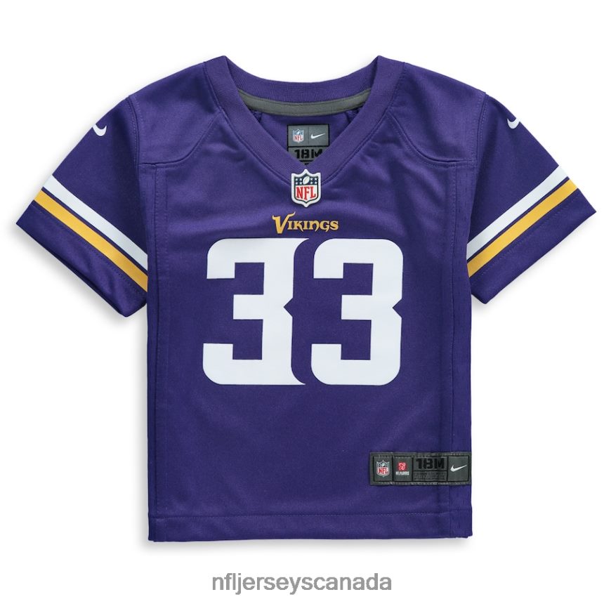 Kids Minnesota Vikings Dalvin Cook Nike Purple Player Game Jersey Clothing NFL TBXFR62660