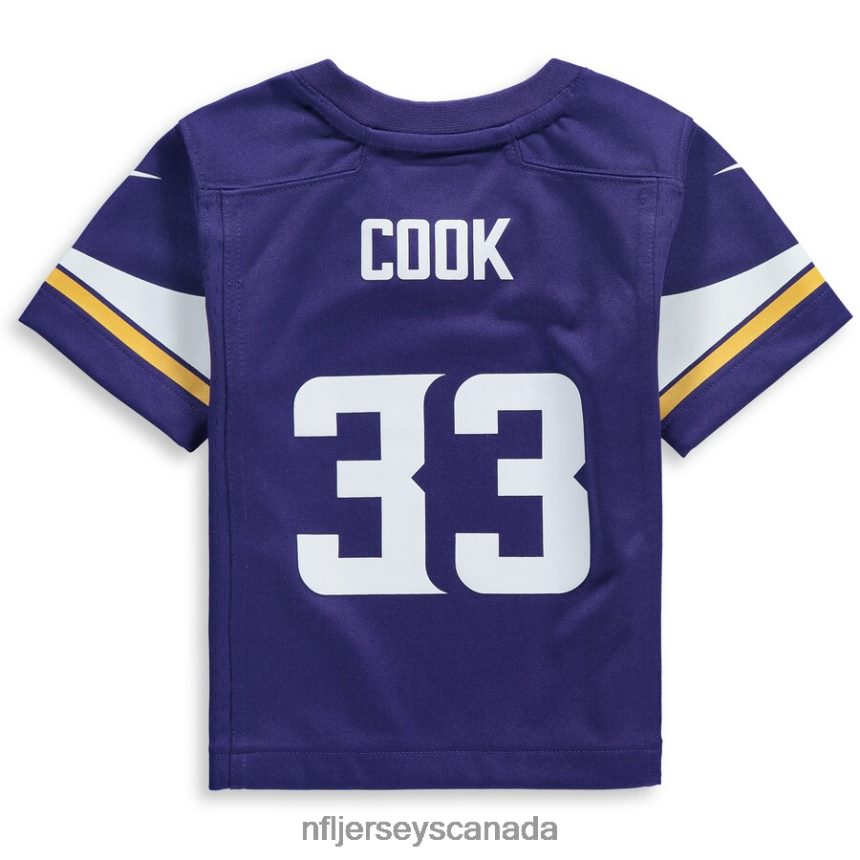 Kids Minnesota Vikings Dalvin Cook Nike Purple Player Game Jersey Clothing NFL TBXFR62660
