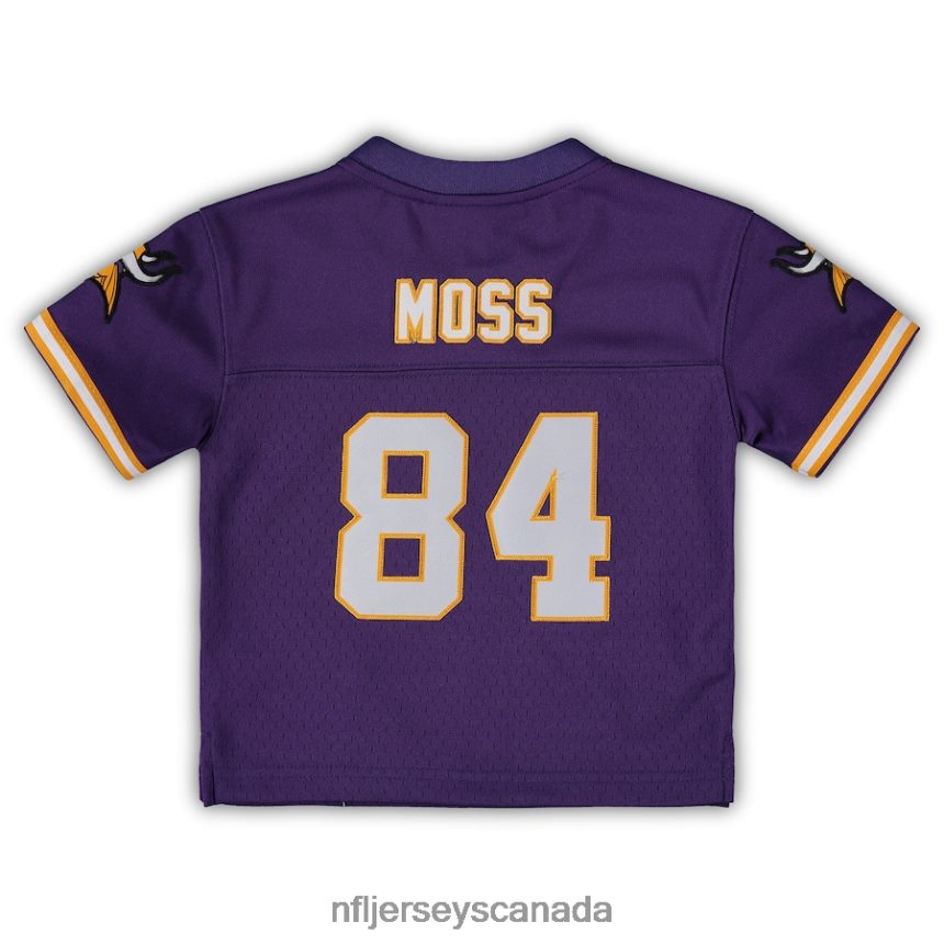 Kids Minnesota Vikings Randy Moss Mitchell  Ness Purple 1998 Retired Legacy Jersey Clothing NFL TBXFR61374