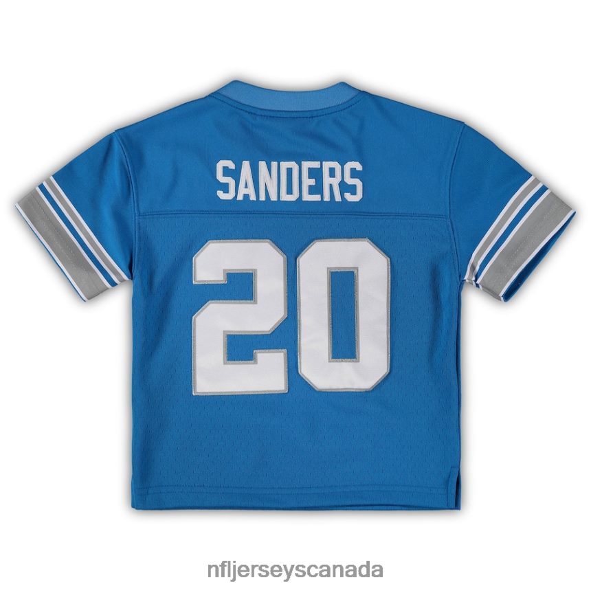 Kids Mitchell  Ness Barry Sanders Blue Detroit Lions 1996 Retired Legacy Jersey Clothing NFL TBXFR61273