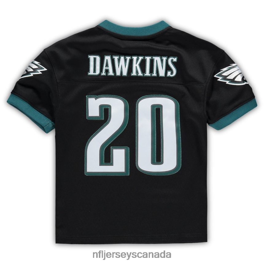 Kids Mitchell  Ness Brian Dawkins Black Philadelphia Eagles 2004 Retired Legacy Jersey Clothing NFL TBXFR61856