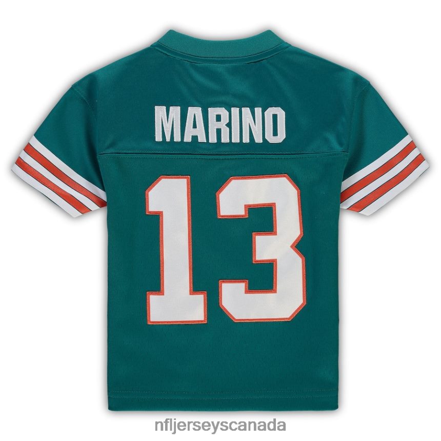 Kids Mitchell  Ness Dan Marino Aqua Miami Dolphins 1984 Retired Legacy Jersey Clothing NFL TBXFR62216