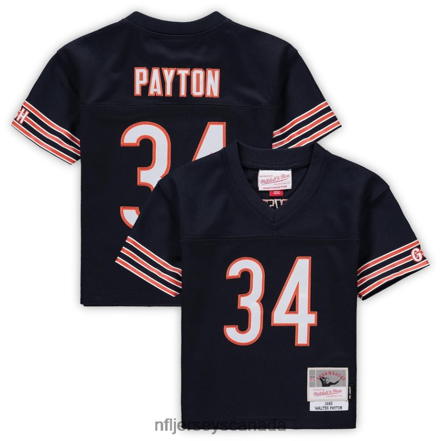 Kids Mitchell  Ness Walter Payton Navy Chicago Bears 1985 Retired Legacy Jersey Clothing NFL TBXFR61671