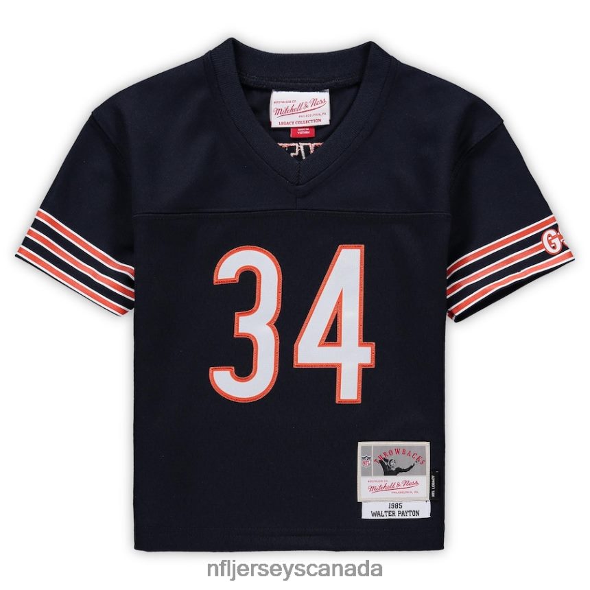 Kids Mitchell  Ness Walter Payton Navy Chicago Bears 1985 Retired Legacy Jersey Clothing NFL TBXFR61671