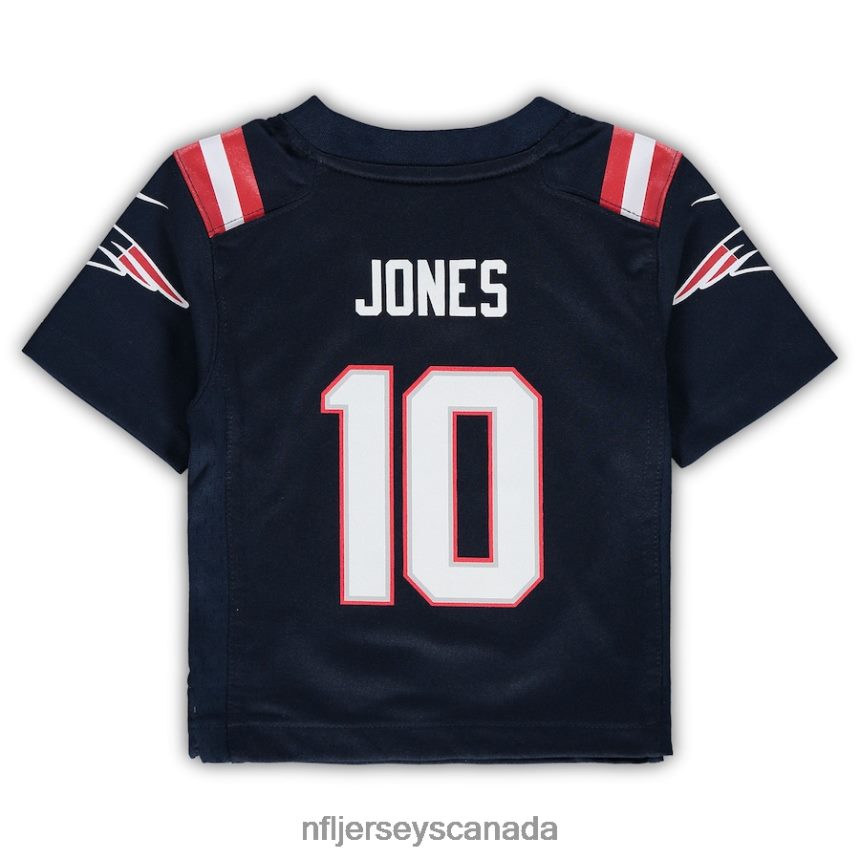 Kids New England Patriots Mac Jones Nike Navy Game Jersey Clothing NFL TBXFR61119