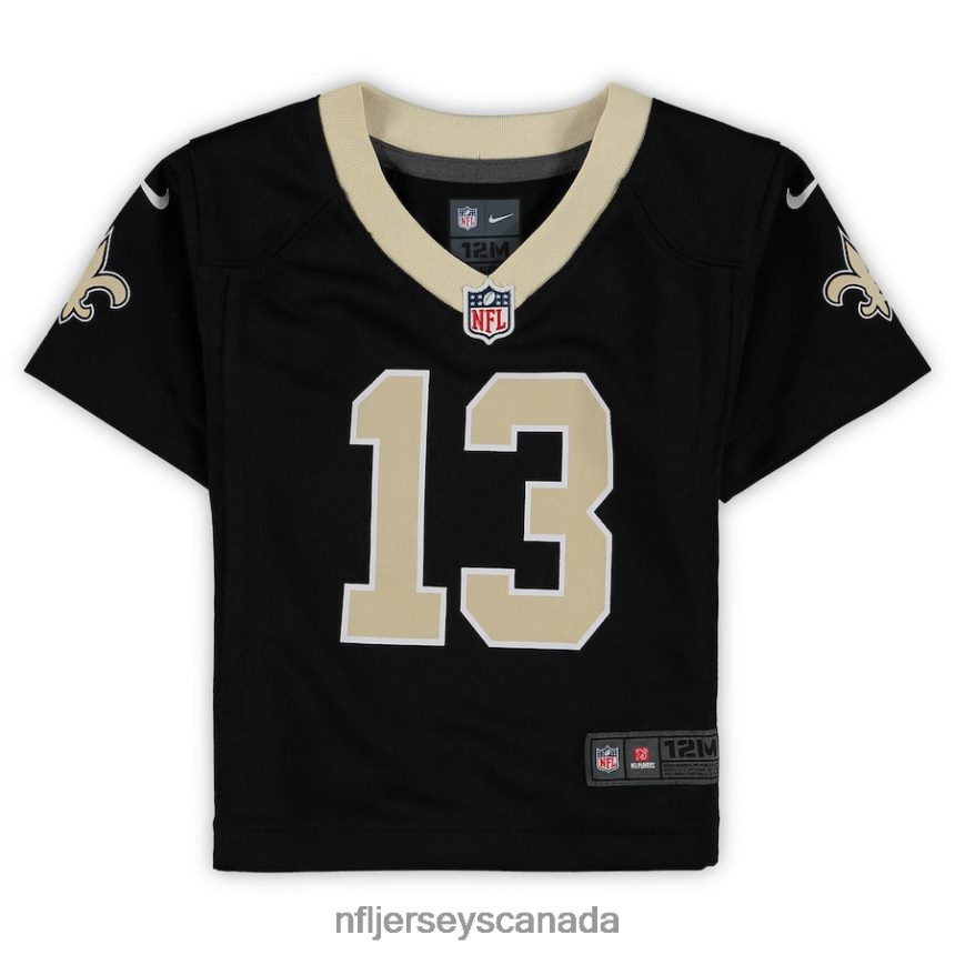 Kids New Orleans Saints Michael Thomas Nike Black Game Jersey Clothing NFL TBXFR62687