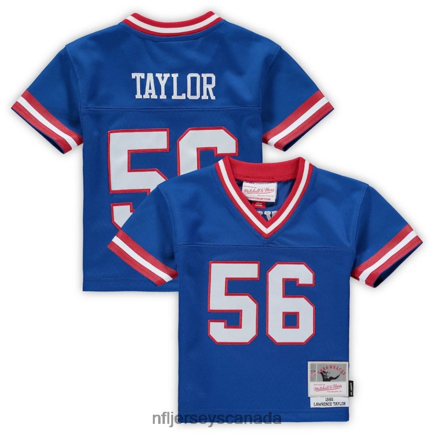 Kids New York Giants Lawrence Taylor Mitchell  Ness Royal 1986 Retired Legacy Jersey Clothing NFL TBXFR61496