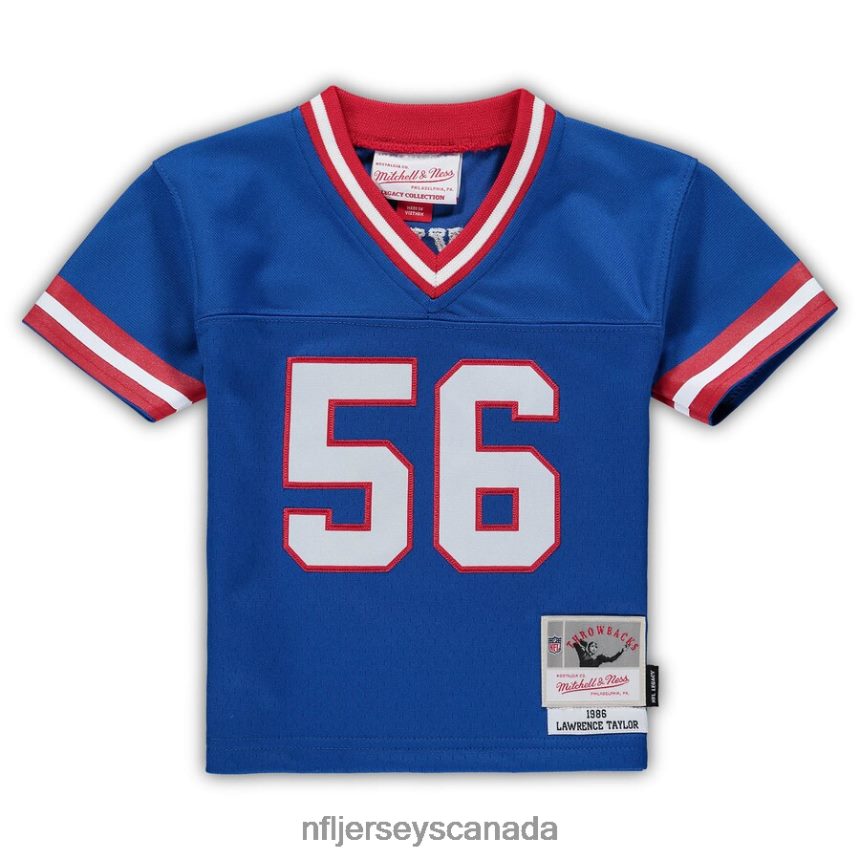 Kids New York Giants Lawrence Taylor Mitchell  Ness Royal 1986 Retired Legacy Jersey Clothing NFL TBXFR61496