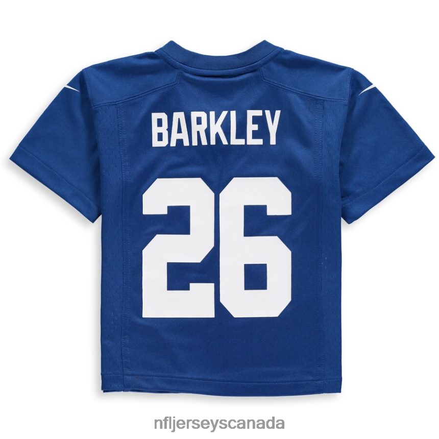Kids New York Giants Saquon Barkley Nike Royal Game Jersey Clothing NFL TBXFR61378