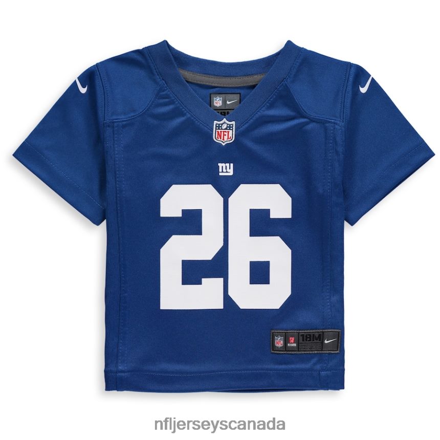 Kids New York Giants Saquon Barkley Nike Royal Game Jersey Clothing NFL TBXFR6516