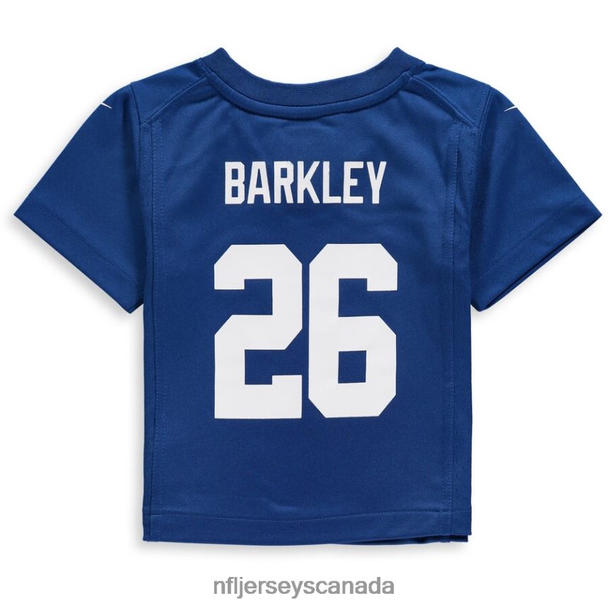 Kids New York Giants Saquon Barkley Nike Royal Game Jersey Clothing NFL TBXFR6516