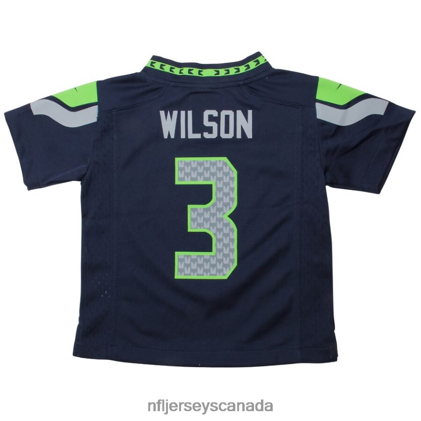 Kids Nike Russell Wilson Seattle Seahawks Game Jersey - College Navy Clothing NFL TBXFR63104