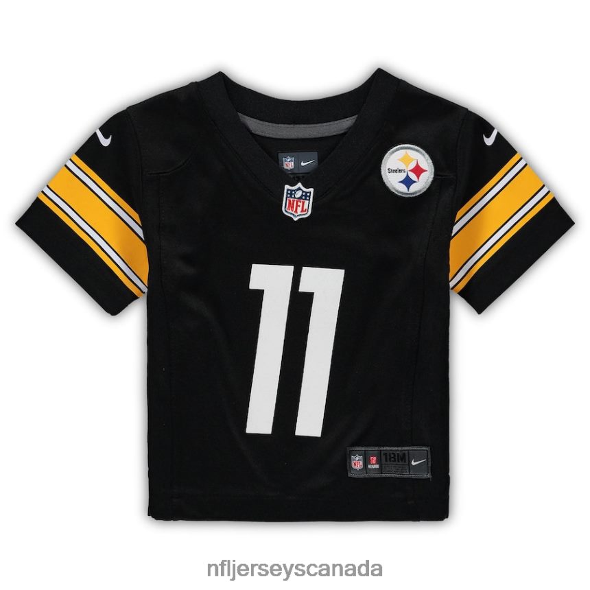 Kids Pittsburgh Steelers Chase Claypool Nike Black Game Jersey Clothing NFL TBXFR61865