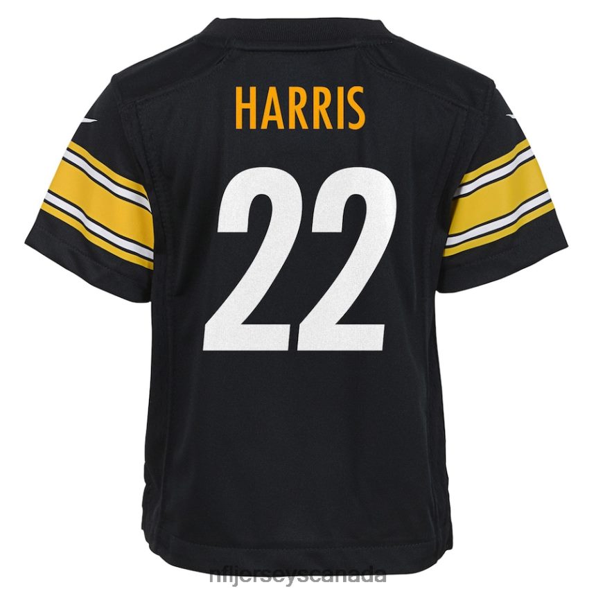 Kids Pittsburgh Steelers Najee Harris Nike Black Game Jersey Clothing NFL TBXFR6949