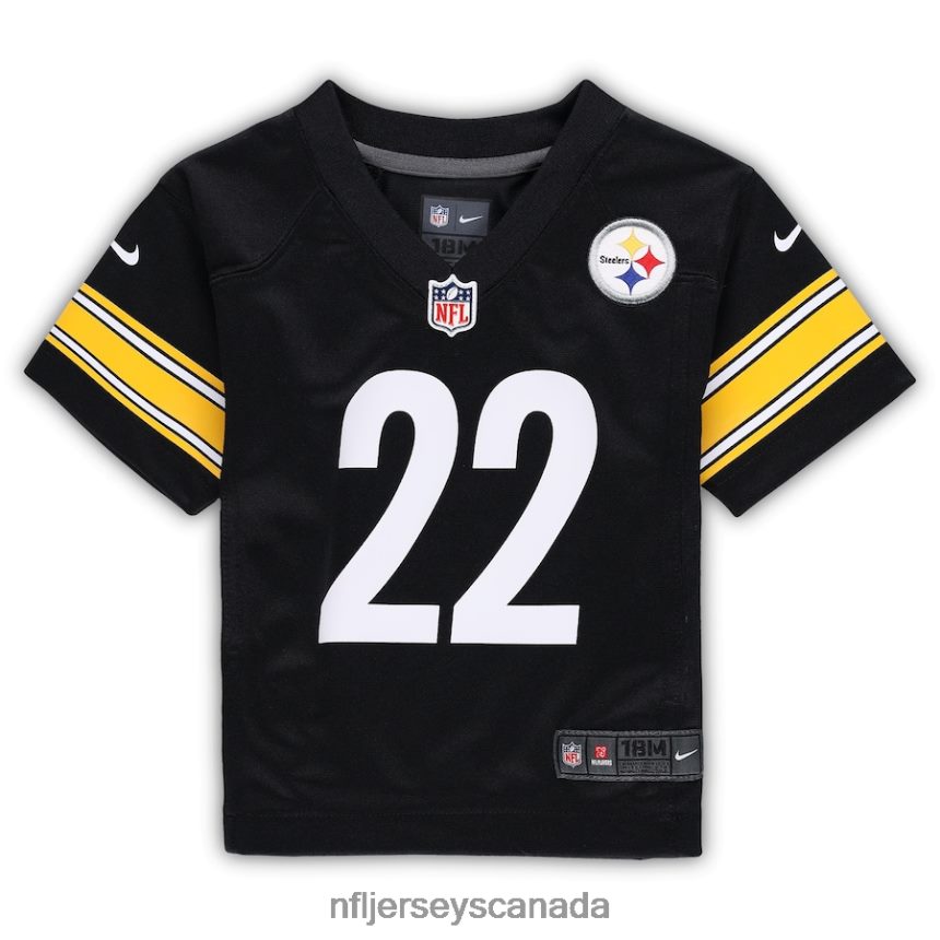 Kids Pittsburgh Steelers Najee Harris Nike Black Player Game Jersey Clothing NFL TBXFR61227
