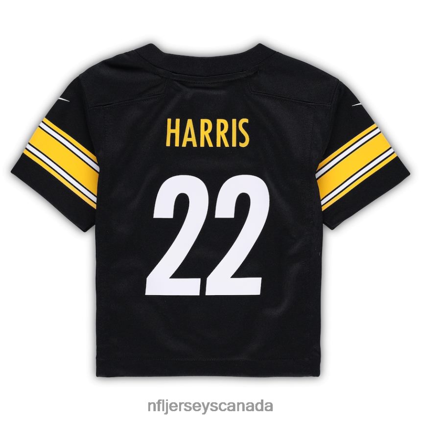 Kids Pittsburgh Steelers Najee Harris Nike Black Player Game Jersey Clothing NFL TBXFR61227