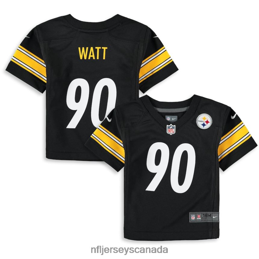 Kids Pittsburgh Steelers TJ Watt Nike Black Player Game Jersey Clothing NFL TBXFR61410