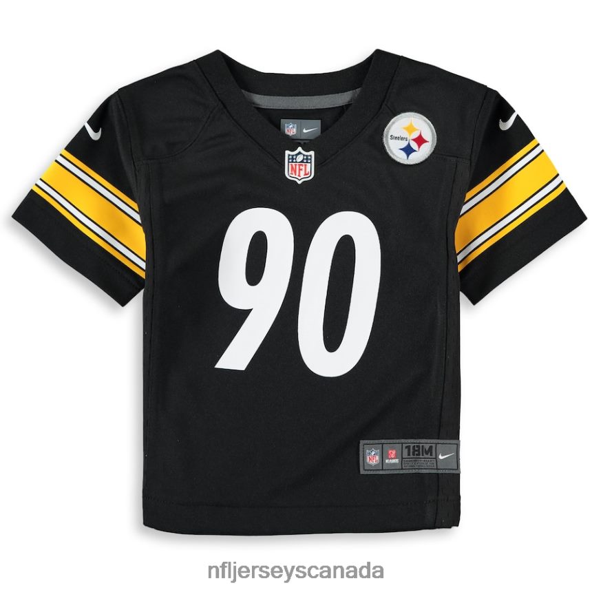 Kids Pittsburgh Steelers TJ Watt Nike Black Player Game Jersey Clothing NFL TBXFR61410