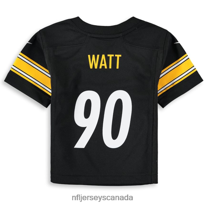 Kids Pittsburgh Steelers TJ Watt Nike Black Player Game Jersey Clothing NFL TBXFR61410