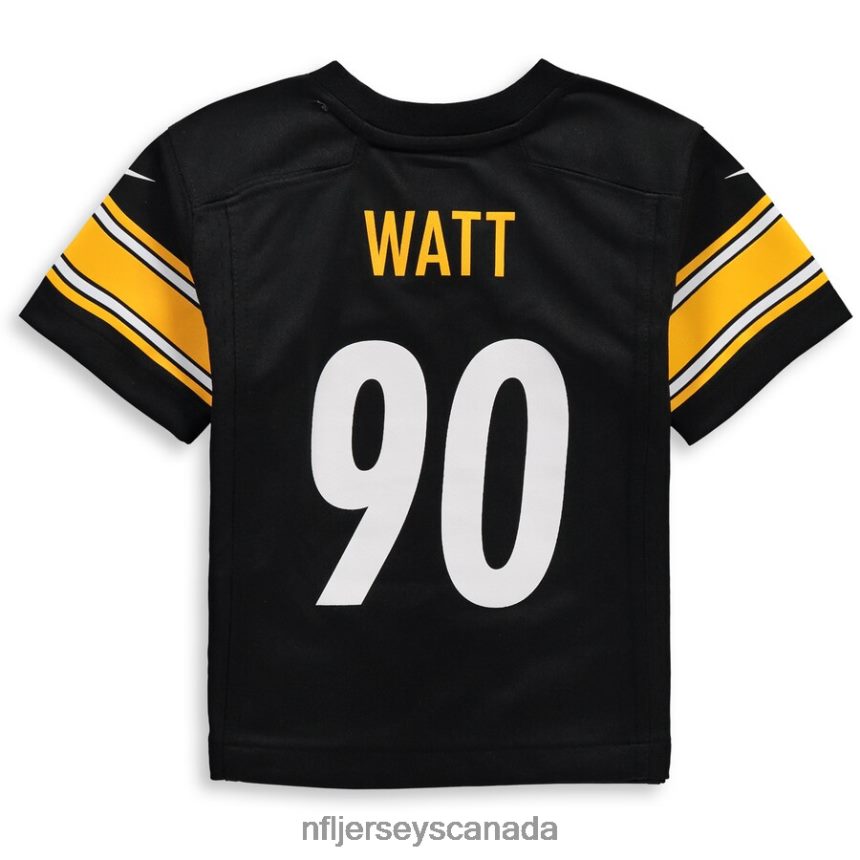 Kids Pittsburgh Steelers TJ Watt Nike Black Player Game Jersey Clothing NFL TBXFR61970