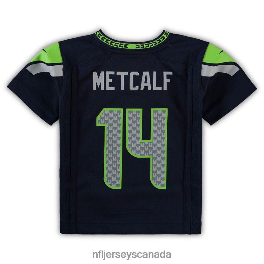 Kids Seattle Seahawks DK Metcalf Nike College Navy Game Jersey Clothing NFL TBXFR61346