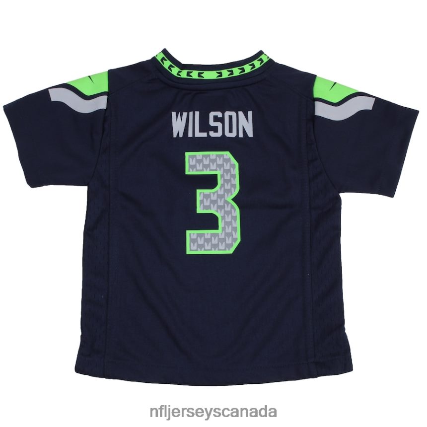 Kids Seattle Seahawks Russell Wilson Nike College Navy Team Color Game Jersey Clothing NFL TBXFR61699