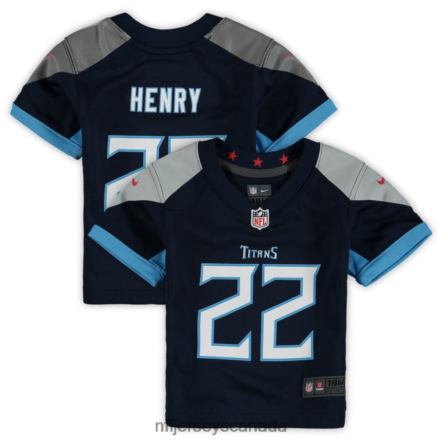 Kids Tennessee Titans Derrick Henry Nike Navy Game Jersey Clothing NFL TBXFR61937