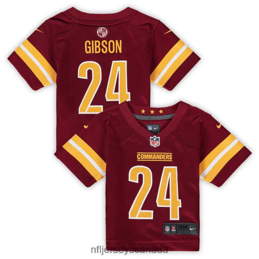 Kids Washington Commanders Antonio Gibson Nike Burgundy Game Jersey Clothing NFL TBXFR65432
