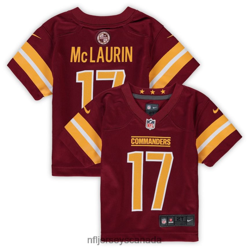 Kids Washington Commanders Terry McLaurin Nike Burgundy Game Jersey Clothing NFL TBXFR62976