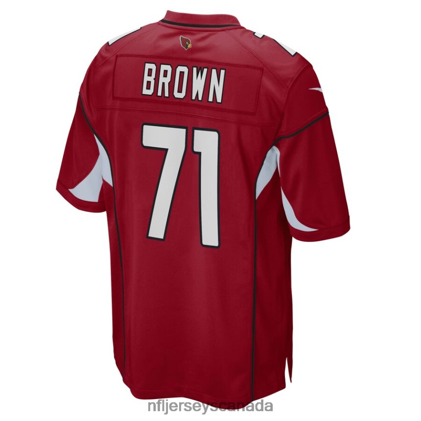 Men Arizona Cardinals Andrew Brown Nike Cardinal Game Player Jersey Clothing NFL TBXFR65714