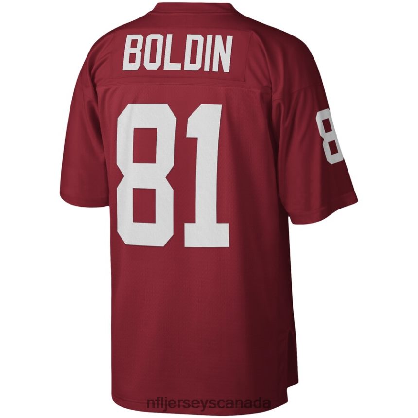 Men Arizona Cardinals Anquan Boldin Mitchell  Ness Cardinal 2003 Legacy Replica Jersey Clothing NFL TBXFR63806
